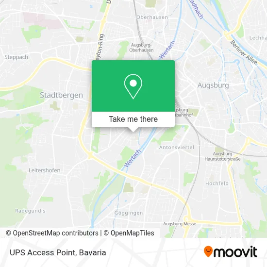 Ups Access Point map