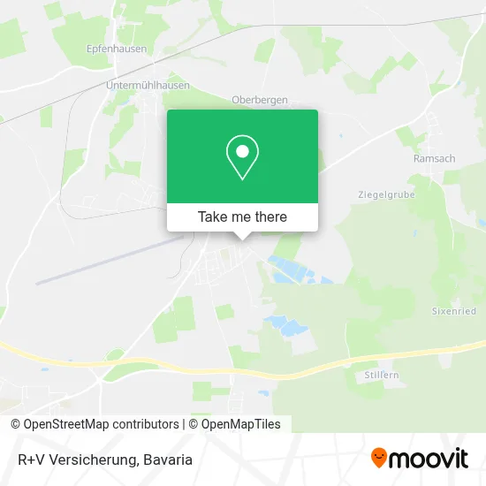 R+V Versicherung map