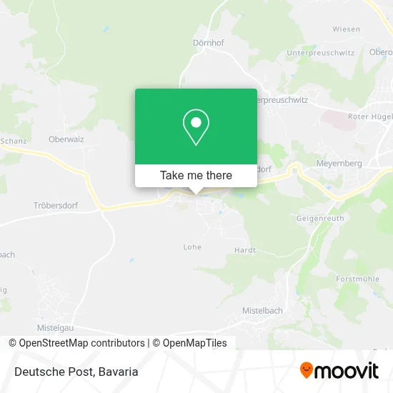Deutsche Post map