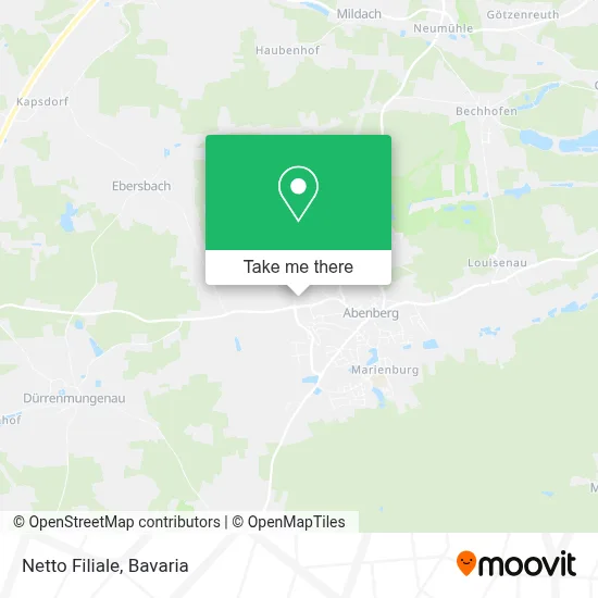 Netto Filiale map