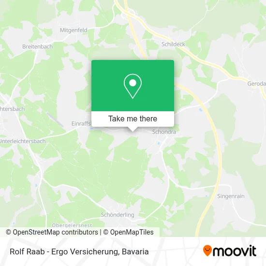 Rolf Raab - Ergo Versicherung map