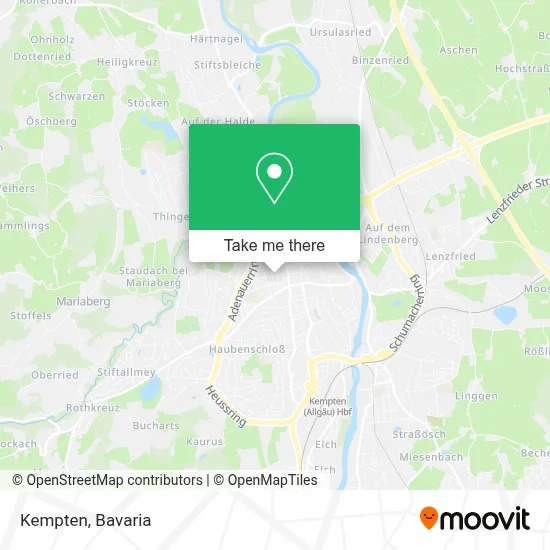 Kempten map