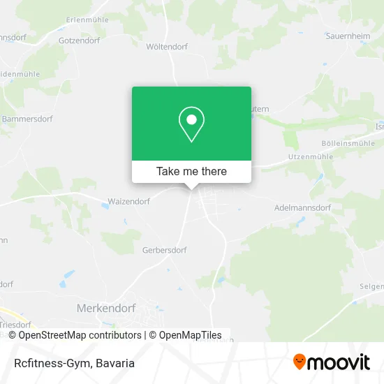 Rcfitness-Gym map