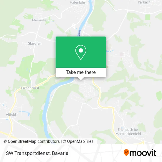 SW Transportdienst map