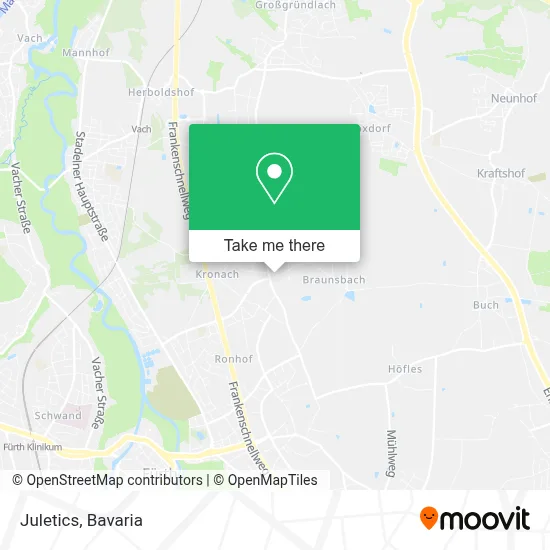 Juletics map