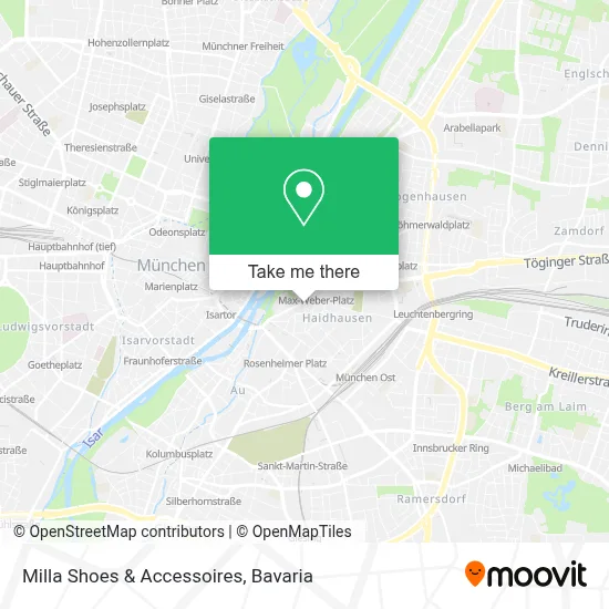 Milla Shoes & Accessoires map