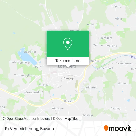 R+V Versicherung map