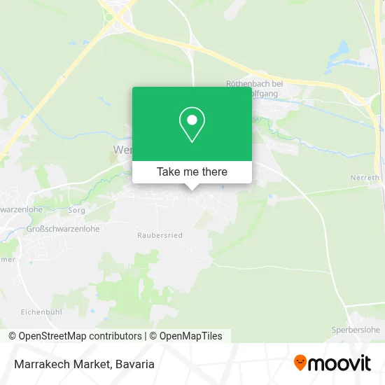 Marrakech Market map