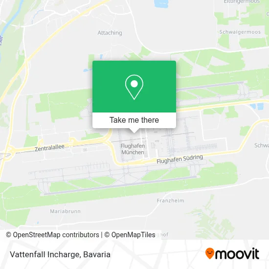 Vattenfall Incharge map