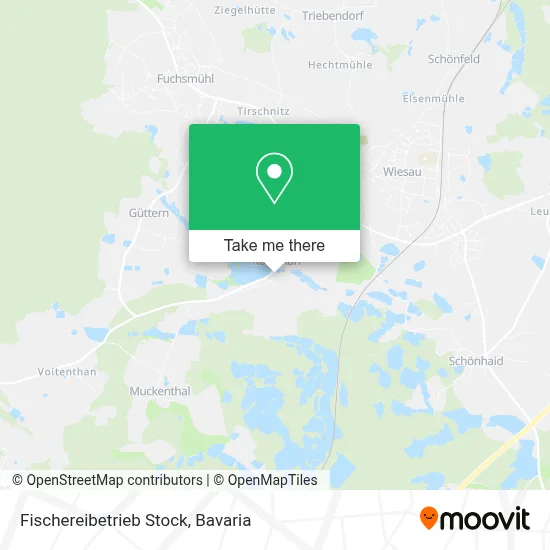 Fischereibetrieb Stock map