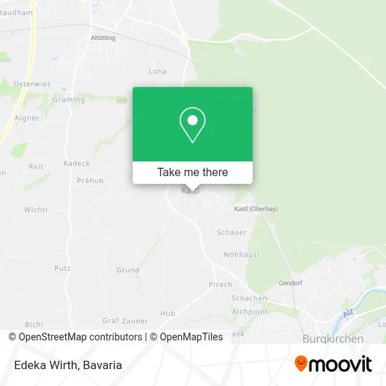 Edeka Wirth map