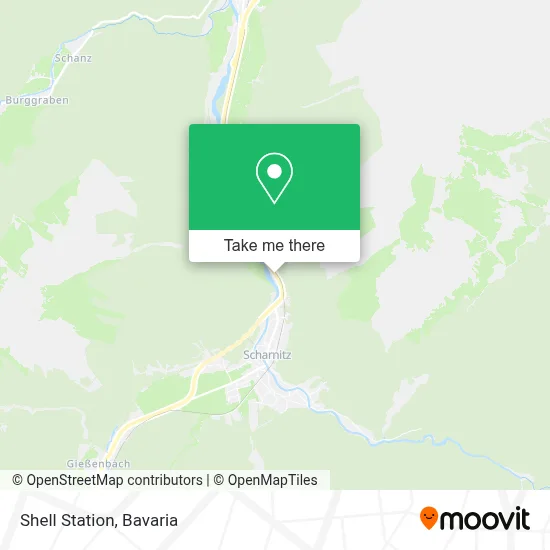 Shell Station map