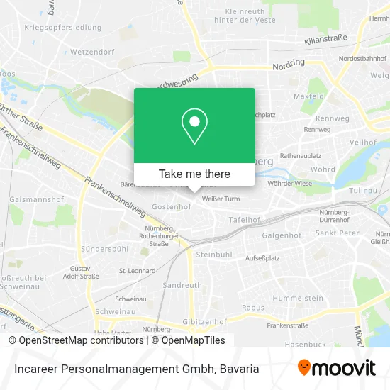 Incareer Personalmanagement Gmbh map