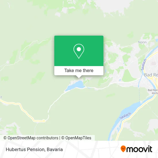 Pension Hubertus map