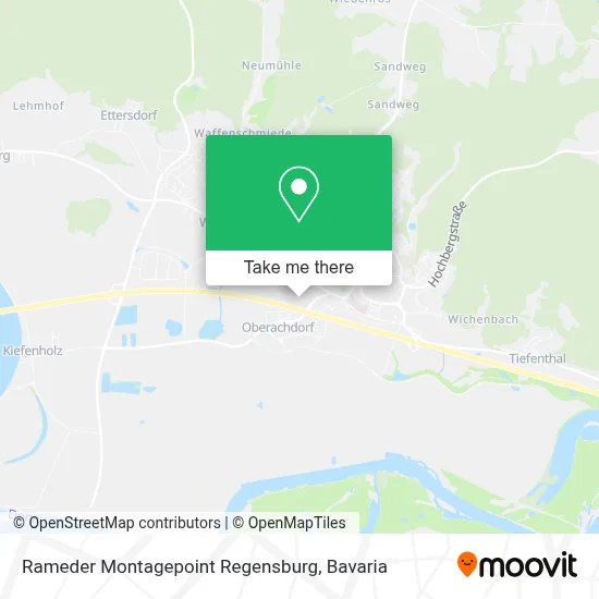 Rameder Montagepoint Regensburg map
