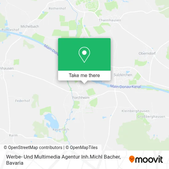 Werbe- Und Multimedia Agentur Inh.Michl Bacher map