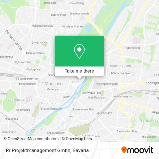 Rr Projektmanagement Gmbh map