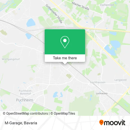 M-Garage map