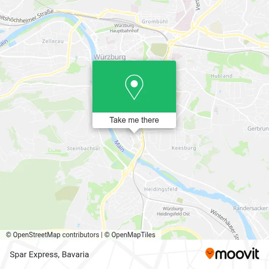 Spar Express map