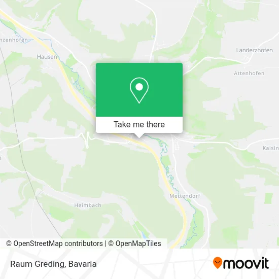Raum Greding map