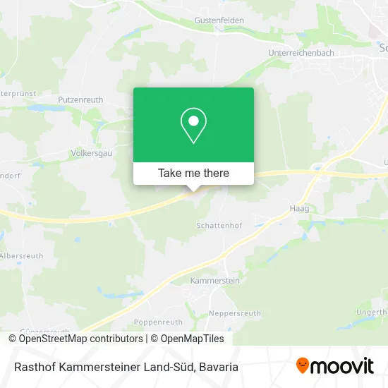 Rasthof Kammersteiner Land-Süd map