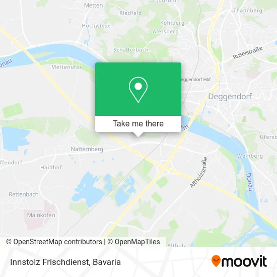 Innstolz Frischdienst map
