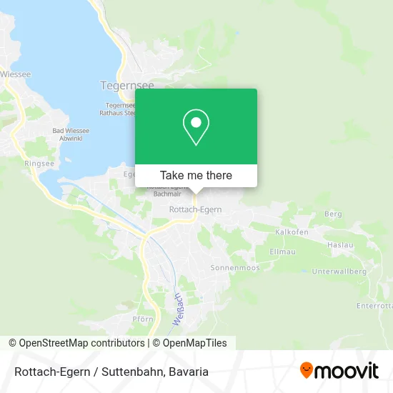 Rottach-Egern / Suttenbahn map