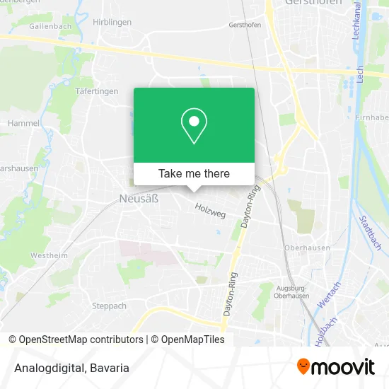 Analogdigital map