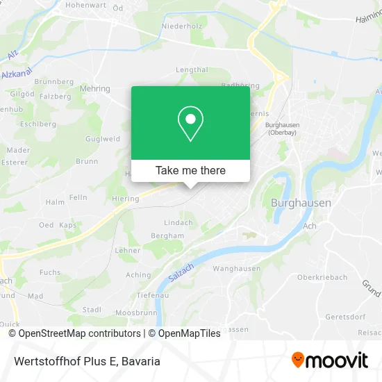 Wertstoffhof Plus E map