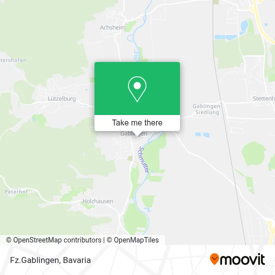 Fz.Gablingen map