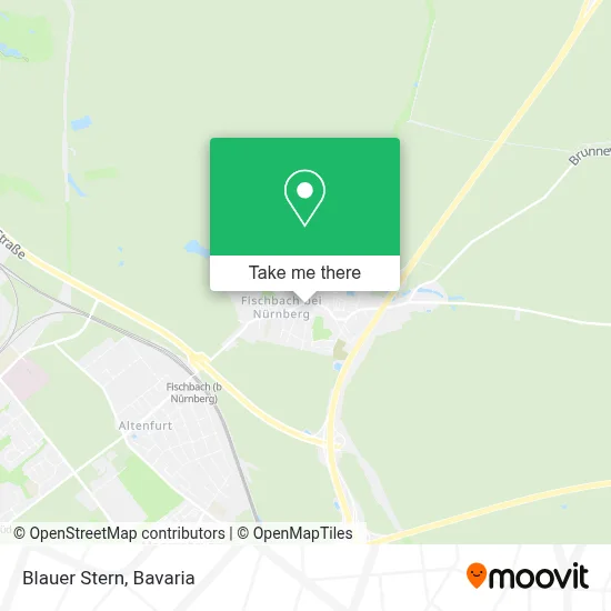 Blauer Stern map