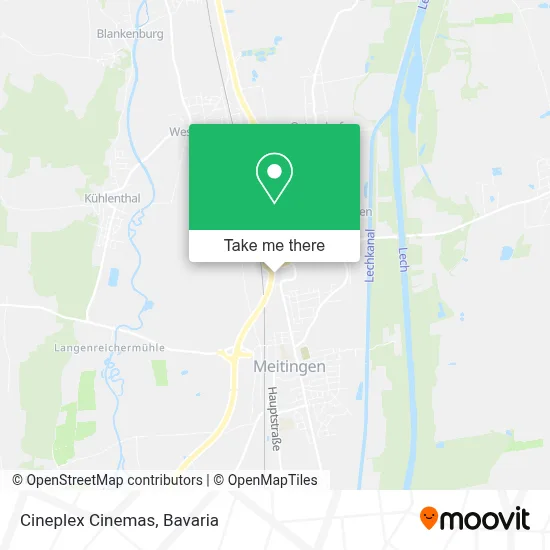 Cineplex Cinemas map