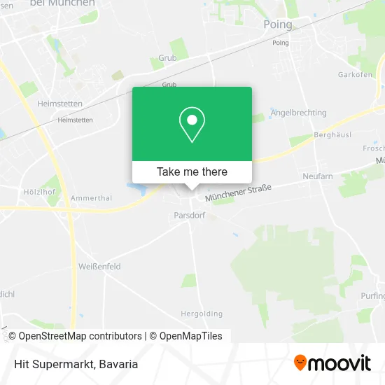 Hit Supermarkt map