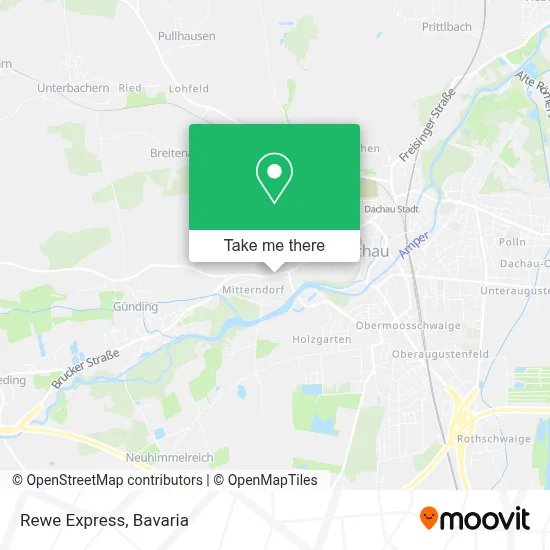 Rewe Express map