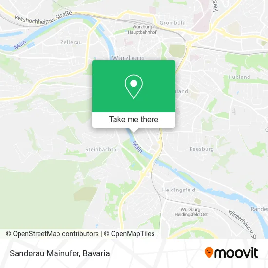 Sanderau Mainufer map