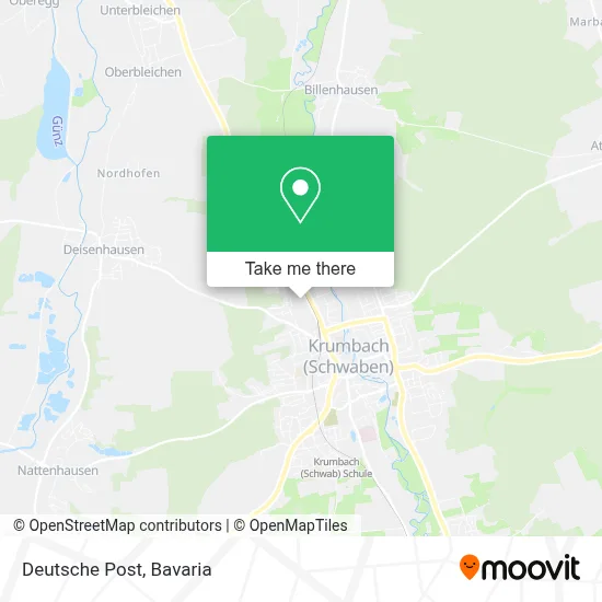 Deutsche Post map