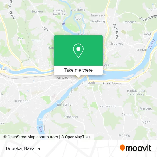 Debeka map