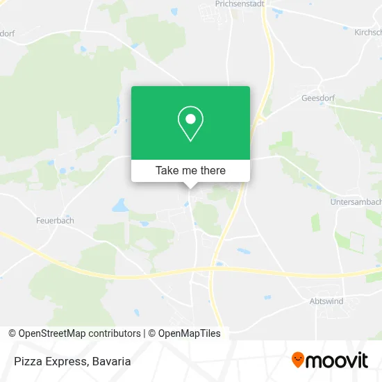 Pizza-Express map