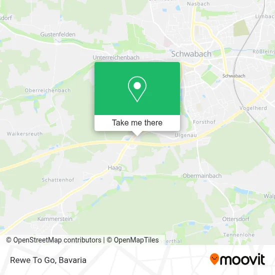 Rewe To Go map