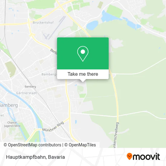 Hauptkampfbahn map