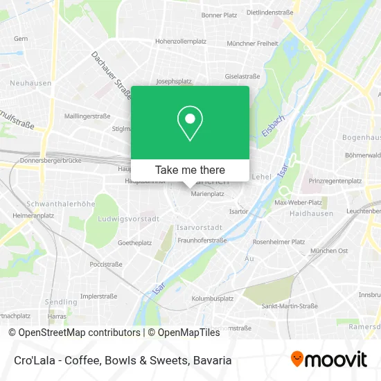 Cro'Lala - Coffee, Bowls & Sweets map