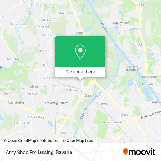 Amy Shop Freilassing map