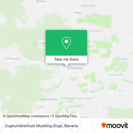 Zughundeschule Mushing-Dogs map