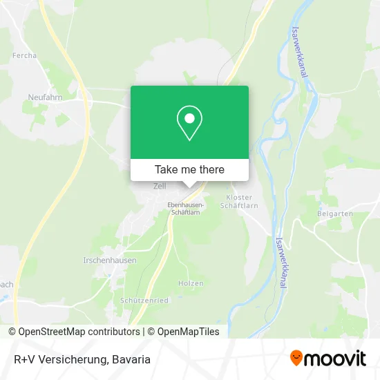 R+V Versicherung map