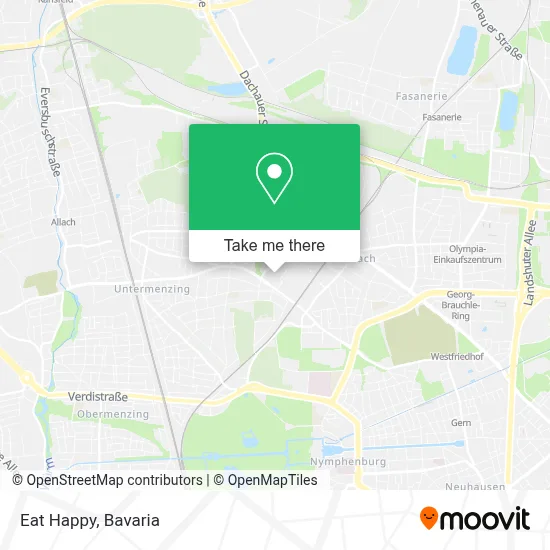 Eat Happy map