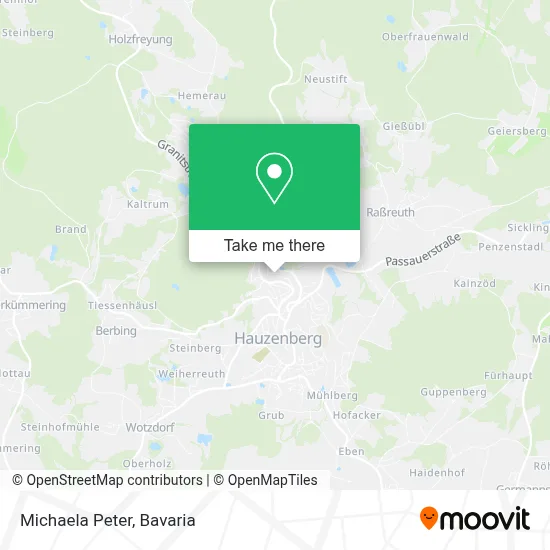 Michaela Peter map