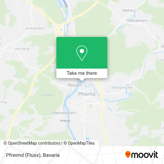Pfreimd (Fluss) map