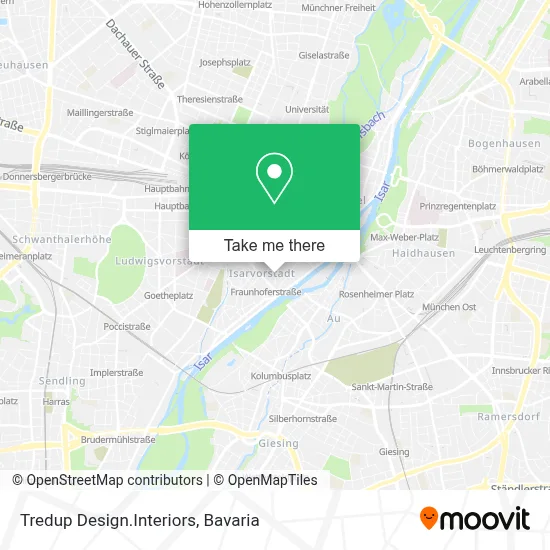 Tredup Design.Interiors map
