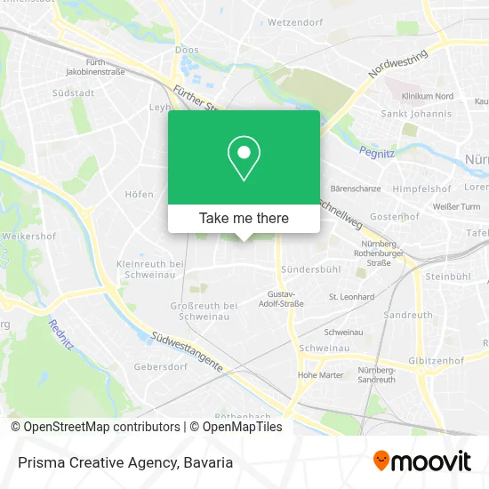 Prisma Creative Agency map