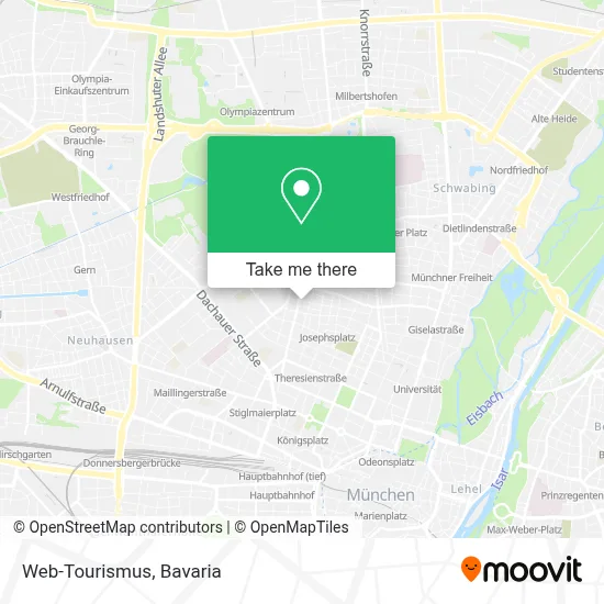 Web-Tourismus map